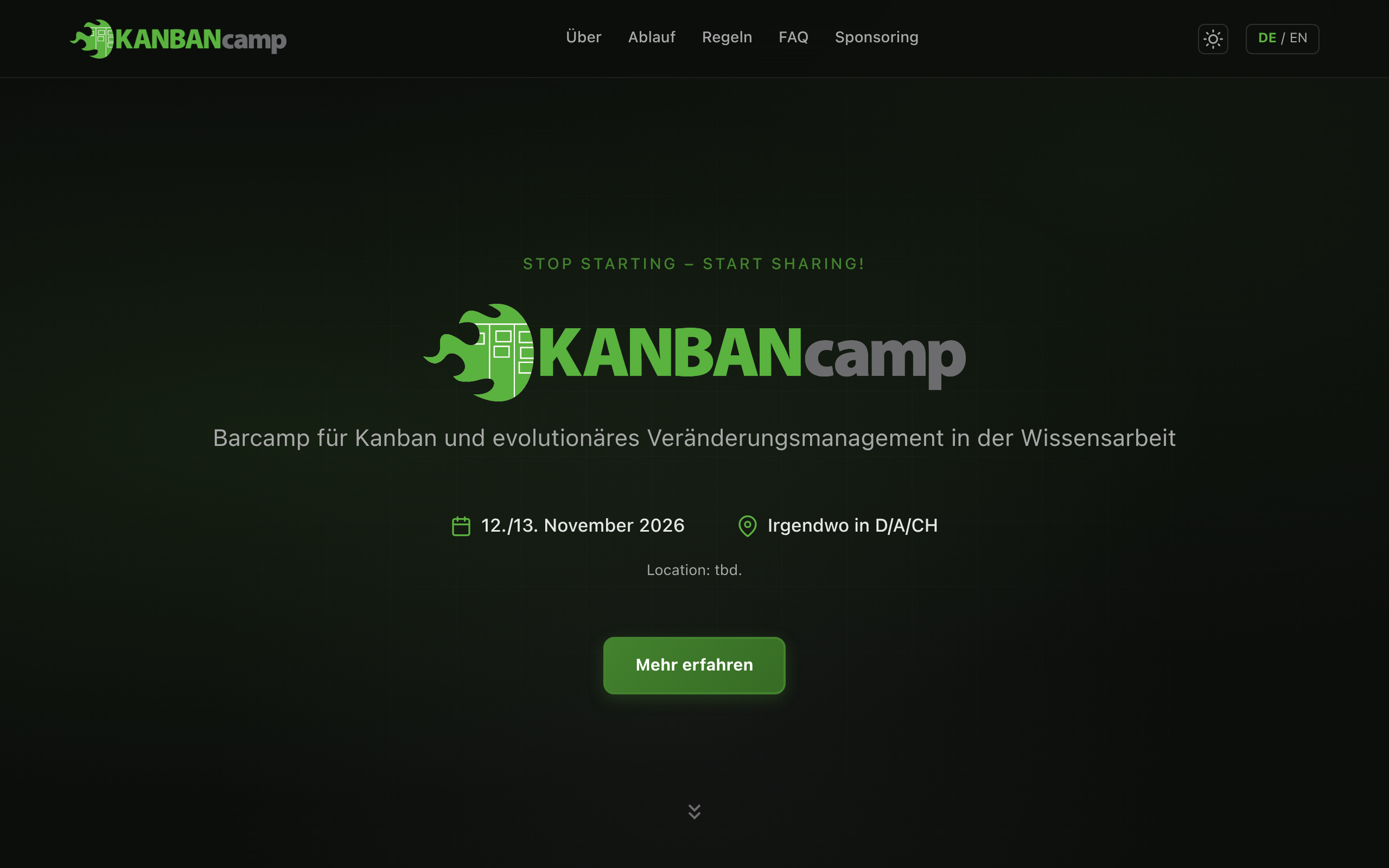 KanbanCamp, Barcamp der Kanban-Community